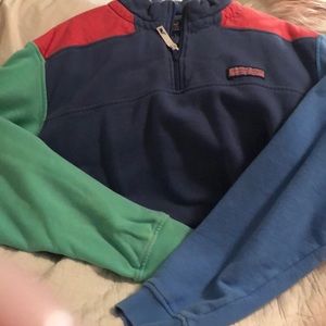 VINEYARD VINE MENS 3/4 zip PULLOVER.